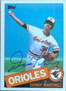 Dennis Martinez Autographed 1985 Topps #199 - Picture 1 of 1