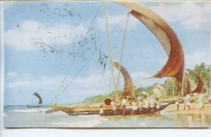 CP Ceylan - Ceylon - Sri Lanka - Fisching Catamaran Boats - Imagen 1 de 2