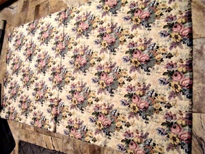 Floral Brocade Jacquard Fabric Material Decorator Fabric 2sided 4 + yards 99 x54 - Picture 1 of 11