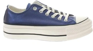 CONVERSE Chuck Taylor All Star Lift Ox Sneakers Blue / Egret / Black New - Picture 1 of 7