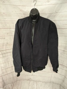 Horace Small Uniform Bomber Jacket Zipper Front Dark Navy Women's Size M - RG - Picture 1 of 5