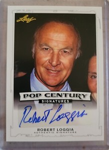 2014 Leaf Pop Century Signatures Robert Loggia #BA-RL1 Auto 3a1