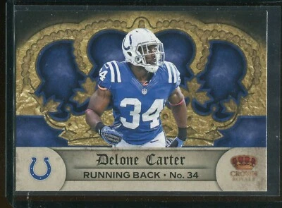 2012 Panini Crown Royale Football Delone Carter #32 Indianapolis Colts - Image 1 of 2