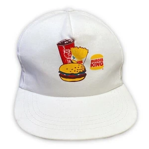 Gorra de béisbol vintage años 80 Burger King sombrero a presión papas fritas Coca Cola Coca-Cola - Imagen 1 de 5