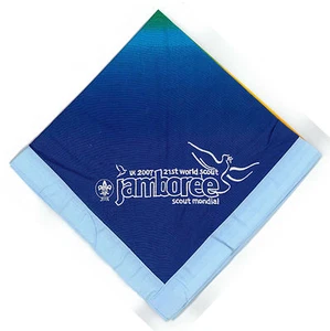 World Scout Jamboree 2007 personal oficial de rendimiento (azul claro) bufanda n/c - Imagen 1 de 2