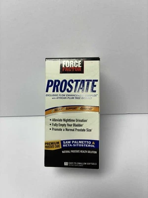 Force Factor próstata com beta-sitosterol e Saw Palmetto - Expira em 26/07 - Imagem 1 de 4