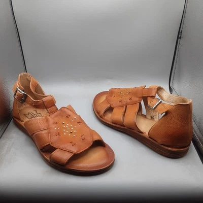 Miz Mooz Fascinate Sandals Women's 7.5-8W EU38W Brown Nutmeg A38 - Image 1 of 4