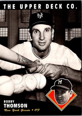 1994 Upper Deck All-Time Heroes 125th Anniversary Bobby Thomson Baseball Card - Image 1 of 2