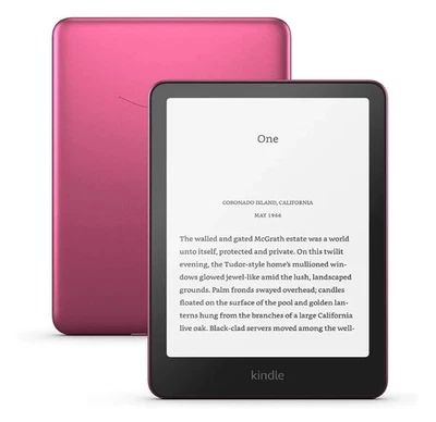 Amazon Kindle Paperwhite 7' 32GB 12th Gen Newest Version Without Ads Pink - Image 1 of 4