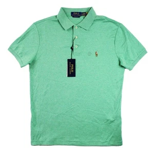 Polo Ralph Lauren Para Hombres Polo XL Calce Ajustado Manga Corta Informal Verde Largo $110 - Imagen 1 de 7