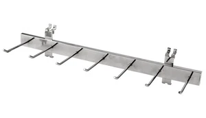 SSWBasicsChrome Tie Rack and Belt Rack Pack of 2 MultiHook Organizers - Picture 1 of 2