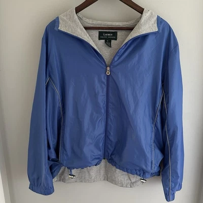 Chaqueta utilitaria Lauren Ralph Lauren azul claro para mujer talla grande nueva sin etiquetas Foto 1 de 4