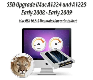 500 GB SSD Upgrade für iMac 20" A1224 und 24" A1225 2008 - 2009 Mac OSX 10.8.5 - Afbeelding 1 van 2