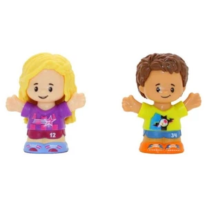 Fisher-Price Little People 2 Pack ActionFigure Toy, Girl and Boy Soccer Players - Bild 1 von 3