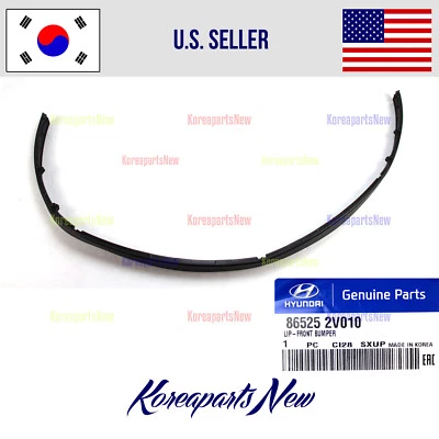 Front Bumper-Lower Spoiler Chin Lip Splitter 865252V010 Veloster Base 2015-2017 - Image 1 of 2