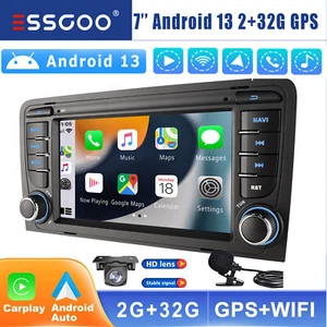 Android 13 Carplay Autoradio 2+32GB GPS RDS +KAM Bluetooth ASP Für AUDI A3 8P S3 - Bild 1 von 15