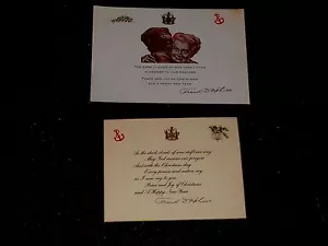 2 TARJETAS MILITARES DE NAVIDAD DICIEMBRE DE 1941 Y 1945 FRANK D. HOLMES NUNCA USADAS - Imagen 1 de 1