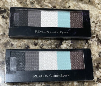 Revlon Custom Eyes Shadow & Liner - BEACH BEAUTY  #022 - TWO - Both New / Sealed - Image 1 of 3