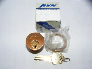 Arrow MC61 10 KD 001 CAM Mortise Cylinder Lock with Key - Picture 1 of 7