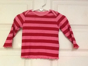 Top Baby Starters bebé niña talla 6-9 meses rojo rosa volantes 116 - Imagen 1 de 5