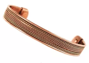 Touchstone Copper Magnetic Hand Forged With Solid And High Gauge Tibetan Styl... - Picture 1 of 5