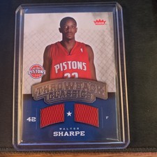 2008-09 Fleer Throwback Classics Memorabilia Walter Sharpe #NBA-WS Rookie RC