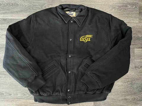 Wichita State University Shockers WSU Letterman Wool Jacket Size 2XL Cover