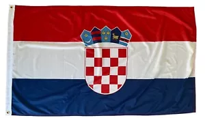 Croatia Flag Heavier Duty Knitted Polyester Croatian Flag 150 x 90cm - Picture 1 of 5
