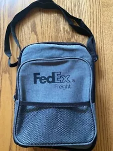 FEDEX FRIGHT LUNCH TASCHE KÜHLER ISOLIERT GRAU/SCHWARZ TASCHEN SCHULTERRIEMEN - Bild 1 von 10