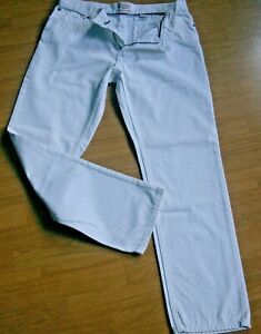 Jeans - Peckott - Denim - weiß - Gr.34 / 30