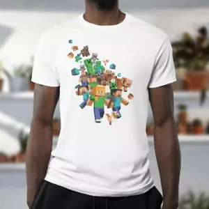 Minecraft Tshirt - Unisex für Damen, Herren, Kinder - Gaming Tshirt alle Größen - Bild 1 von 1