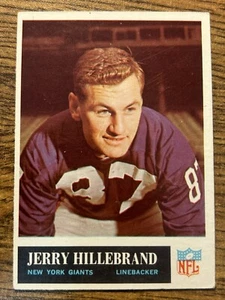 1965 PCGC SPCE Football #117 Jerry Hillebrand New York GIants - Bild 1 von 2