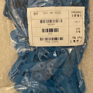 Zebra Wristband Clips 97032 Blue - Pack/ 275 - Picture 1 of 3