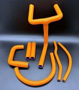 Kühlerschlauch-Set für KTM 400 540 620 625 640 660 LC4 94-07 - 7-tlg. - Orange - Bild 1 von 1
