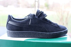 Mens Puma Suede Classic LFS Black (381514 01) Sneakers Sz 7.5 or 8 or 10 - Picture 1 of 5