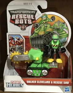 Transformers Rescue Bot Walker Cleveland & Rescue Saw Hasbro Playskool 2010 NUOVO - Foto 1 di 2