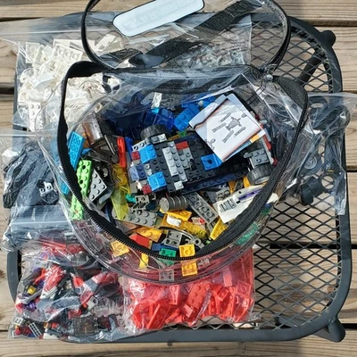 LEGO STARWARS Bag & Multicolor Building Bricks Blocks Set Mixed Lot of 2.28 LBS  - Image 1 of 4
