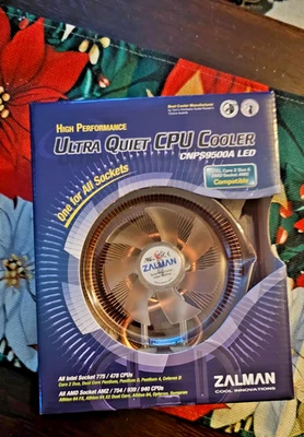 ZALMAN Enfriador CPU Ultra Silencioso CNPS9500A LED - ¡TOTALMENTE NUEVO! Foto 1 de 4