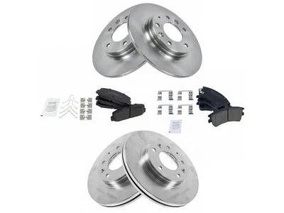 Kit de pastillas de freno y rotor delanteras y traseras para Mazda 6 2004 2003-2005 BX368CK Foto 1 de 2