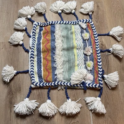 Funda Almohada Anthropologie Boho Abstracta Borla Falsa - 18" x 18" Foto 1 de 4