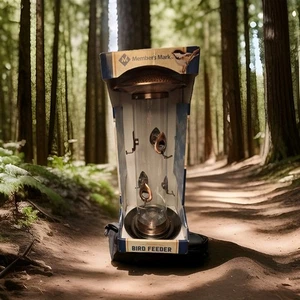 Members Mark 20" Bird Feeder New /Box Copper Finish Large Capacity Easy Clean - Picture 1 of 16