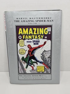 Amazing Spider-Man Vol 1 Marvel Masterworks Nos 1-10 HC libro copertina rigida 2003 - Foto 1 di 8