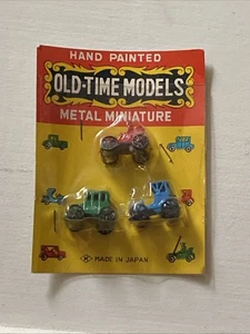 Neu Vintage Old Time Modelle Metall Mini handbemalt Japan - Bild 1 von 5