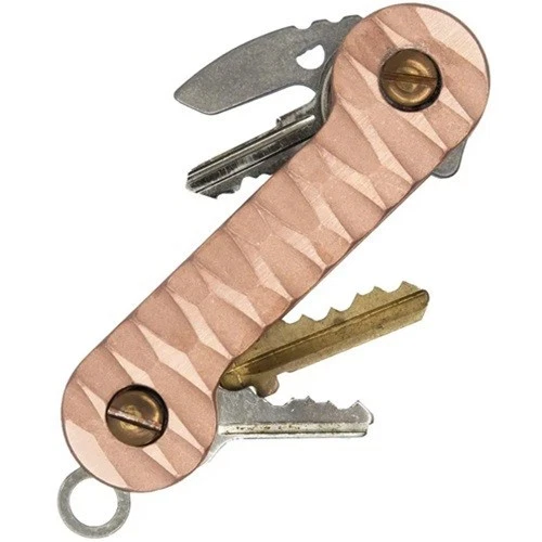 KeyBar Cobre Cazador Organizador de Llaves Tallado Mango de Cobre con Clip de Bolsillo Foto 1 de 1