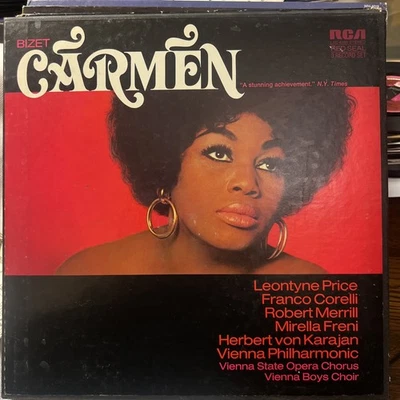 BIZET CARMEN 3-LP BOX SET EX+ VINYL + BOOK RCA RED SEAL 1964 ULTRASONIC CLEAN!! - Image 1 of 4