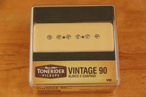 TONERIDER VINTAGE V90 NECK PU CREAM P90 SOAPBAR V90N-CR - Picture 1 of 1