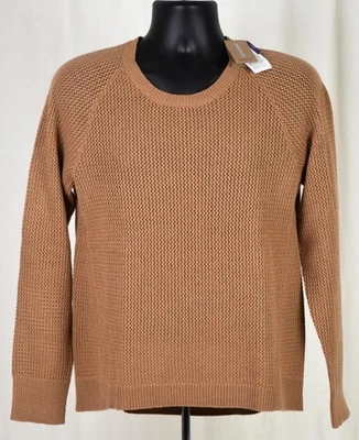 Новый с Ярлыками Patagonia переработанный кашемир вафли плетение ворота Umber свитер Sz M - Изображение 1 из 4