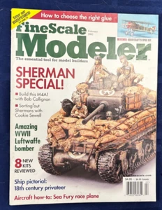 Fine Scale Modeler Magazine Februar 2002 - Sherman Special - Bild 1 von 2