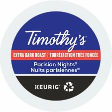 Timothy's Parisian Nights Coffee 24 to 144 Keurig K cups Pick Any Size FREE SHIP