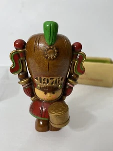 Vintage Hallmark Tree Trimmer Drummer Boy Wood Christmas Ornament with Box - Picture 1 of 4